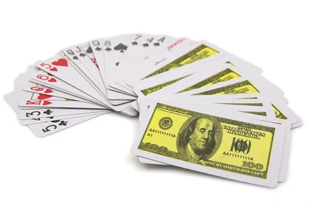 

Ultrathin Plastic Playing Cards (Dollar Version) Magic Tricks Manipulation Magia Cards Magician Stage Close Up Accessories Magia