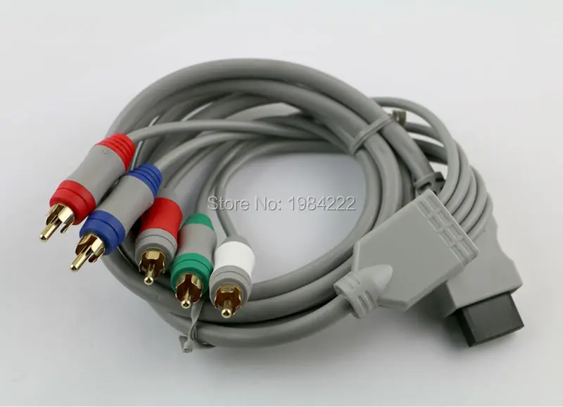 OCGAME 1 8 м компонент 1080 P HDTV AV аудио адаптер кабель провод 5RCA для Nintendo Wii Wi i U консоли |