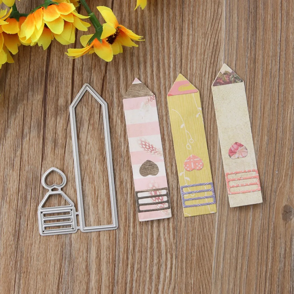 Crayon Learning Tool Metal Cutting Dies Stencils Scrapbooking Album Paper Cards Decor Handcraft Embossing Template New
