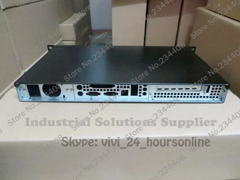 Новый короткий-ITX шасси 1U брандмауэр ворота сервер Мини Pro только чехол |