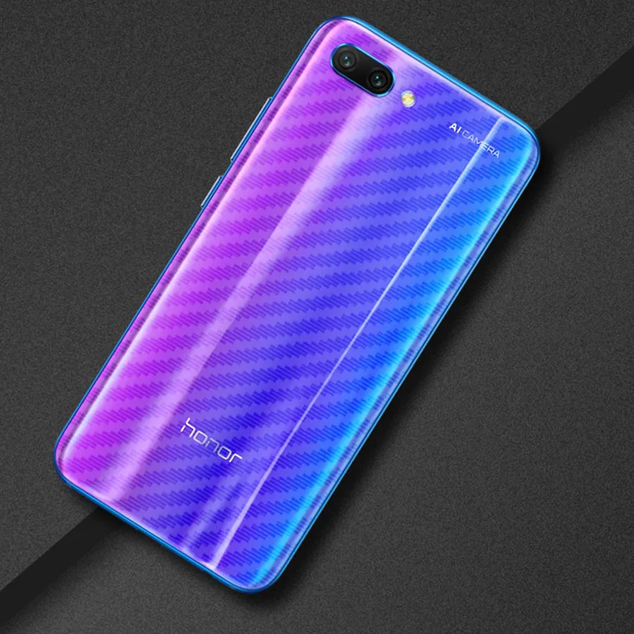 10 шт 3D защитная пленка из углеродного волокна для задней панели Huawei Honor View 20