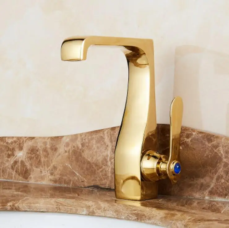 Бесплатная доставка евро золотая отделка роскошный кран для ванной комнаты