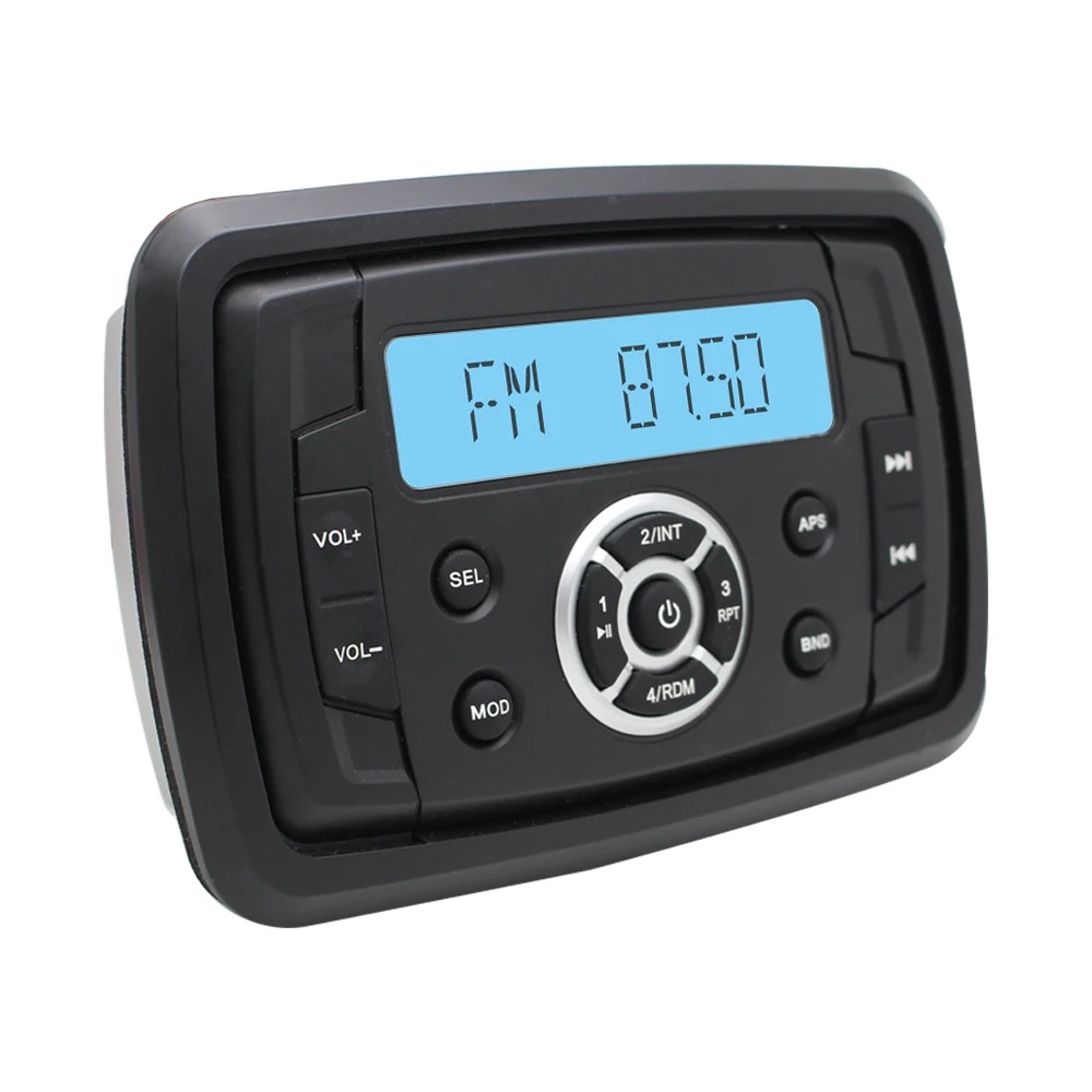 Морской Стерео Bluetooth аудио радио FM AM MP3 музыкальный плеер + 2 пары 4 ''открытый