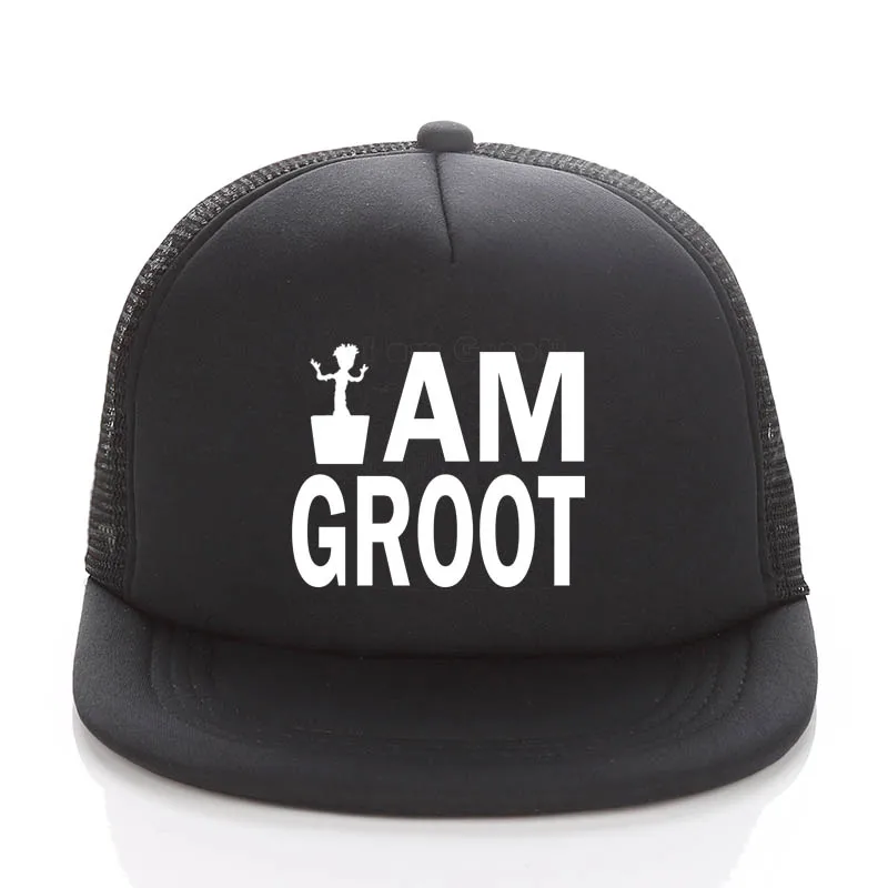 Groot шляпа Детская кепка для водителя грузовика летняя сетчатая Кепка мальчиков