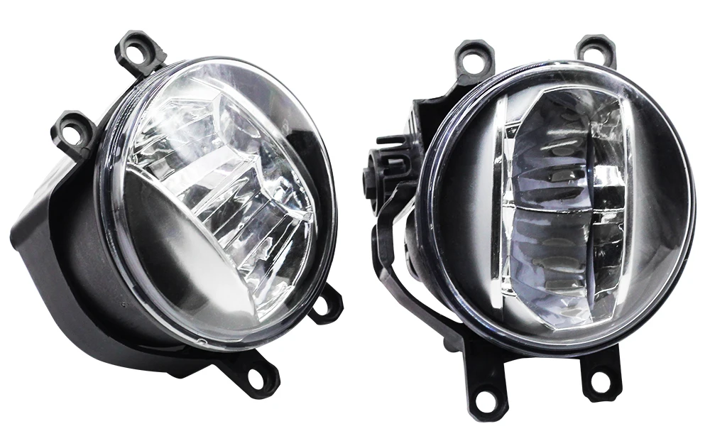 Buildreamen2 для Toyota Land Cruiser Prado J150 2009-2013 автомобиля 4000LM светодиодный туман светильник дневного светильник дневные ходовые огни белый 12V