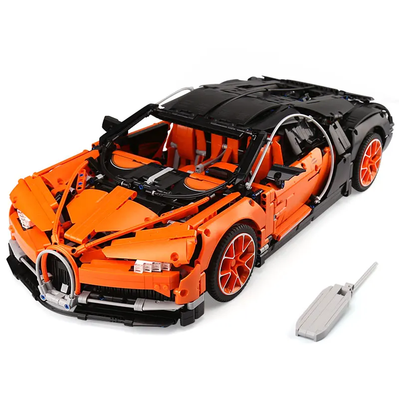 20086C DHL Technic Car 20086 совместим с 42083 Chiron Car строительные блоки кирпичи развивающие Машинки Игрушки для мальчика автомобиль подарки модель - Цвет: 20086C