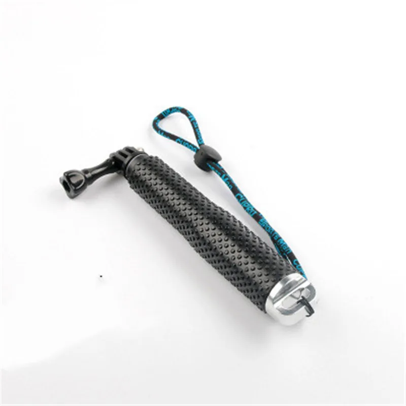 silver Selfie stick Палка для селфи, водонепроницаемая ручка, выдвижной монопод, регулируемая ручка для GoPro Hero 7 6 5 4 Session SJCAM AKASO Xiaomi - Color: silver Selfie stick