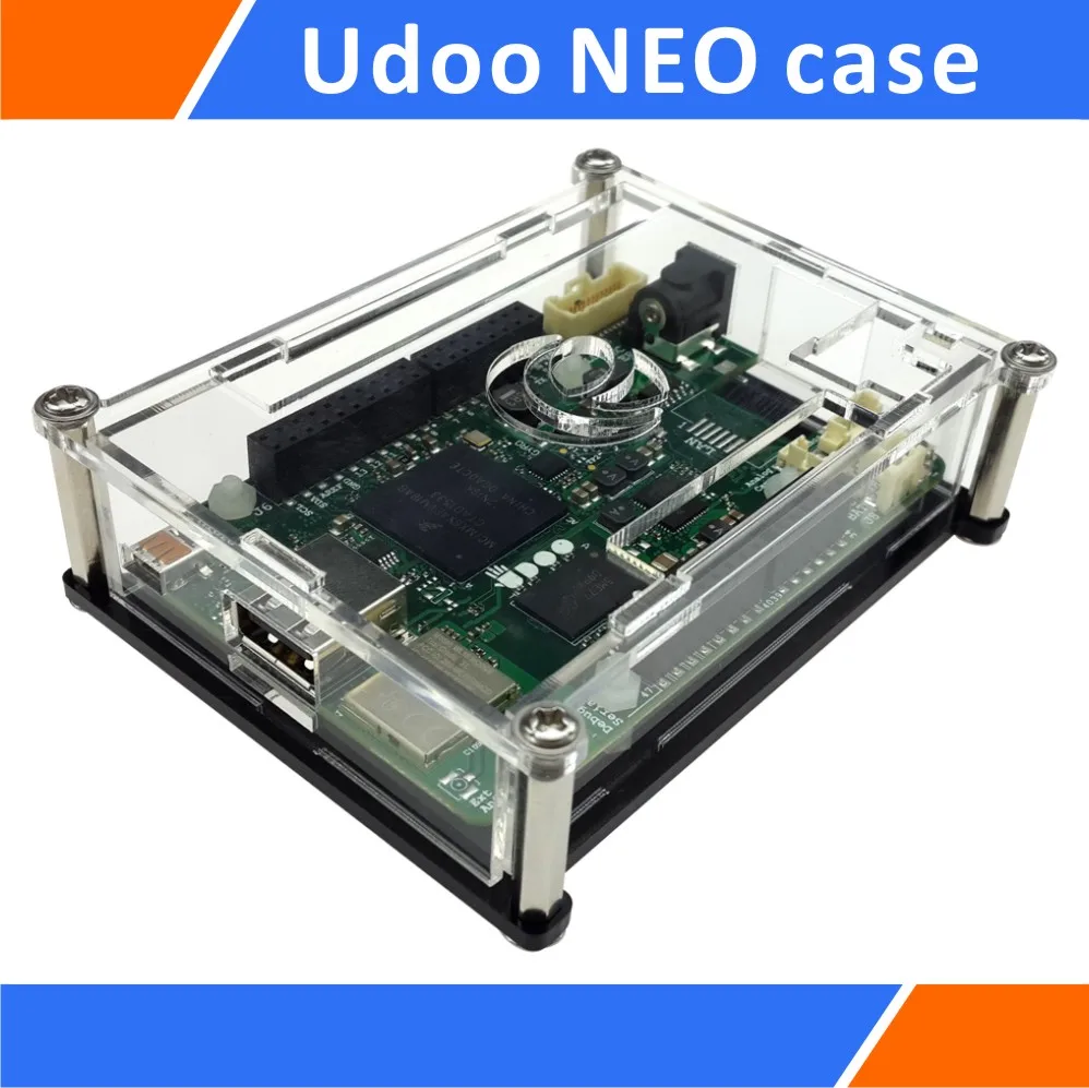 

Udoo NEO Acrylic Case Enclosure Box Black