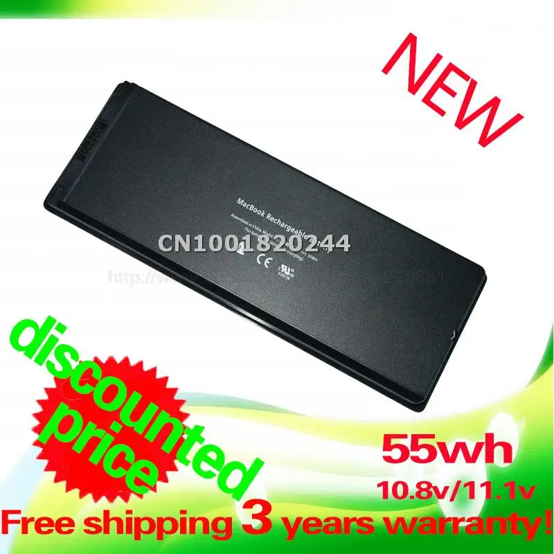 Golooloo черный 55Wh Аккумулятор для ноутбука APPLE A1181 A1185 для MacBook Pro 1" MA254 MA255 MA472 MA699 MA700 MA701 MB061 MB062 MB063 MB402