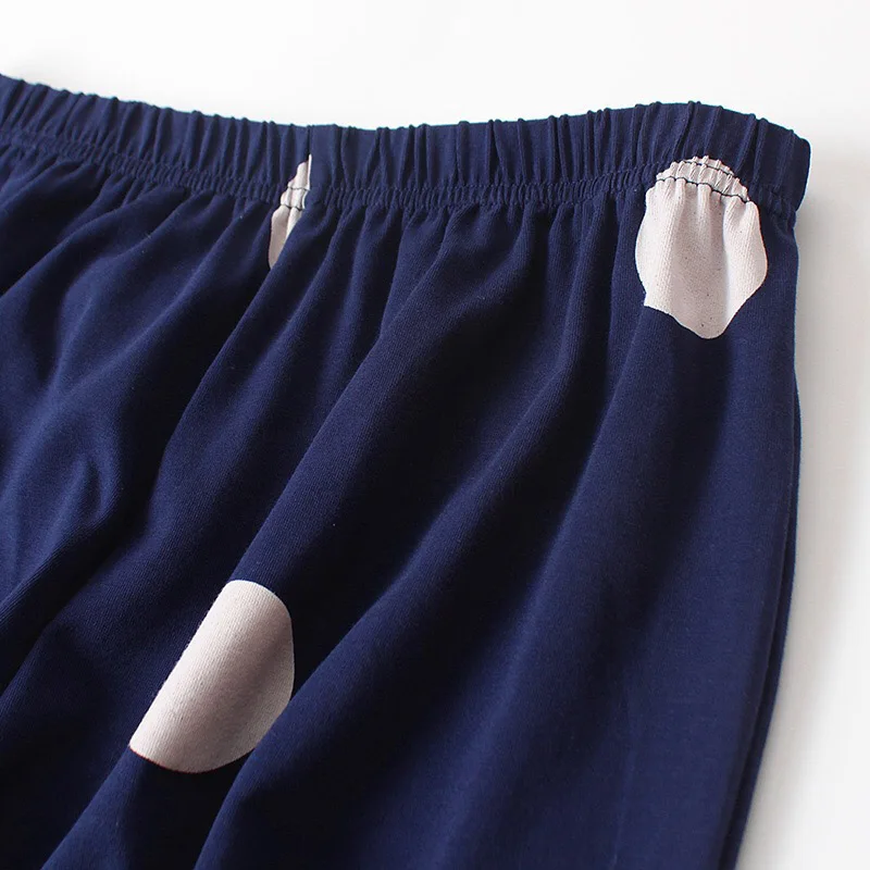 

Sleepwear Ladies Long Sleeve+Pants Polka Dot Printed Autumn Spring Pajamas Set Korean Style Women Loose Homewear Turn-down Neck