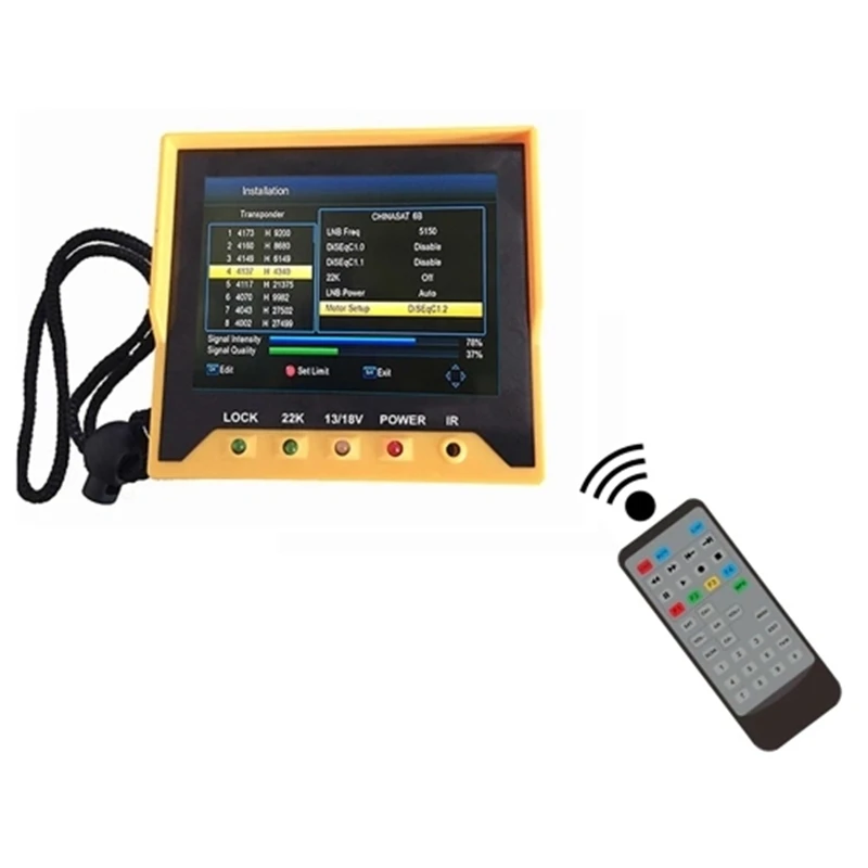 Kpt 356H 3 5 дюймов портативный многофункциональный Dvb S/S2 спутниковый искатель
