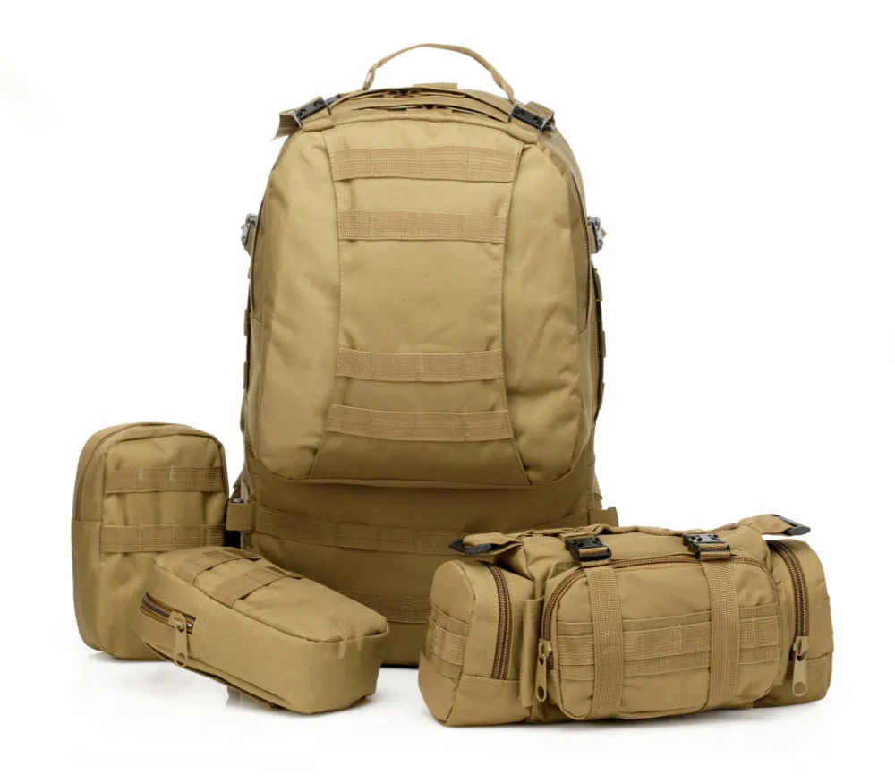 2016 новинка 55L Molle Большой Тактический штурмовой уличный Военный Рюкзак Сумка для