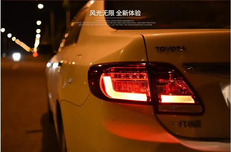 Один комплект автомобильных фар на бампер задние фары для Corolla Taillight 2011 2012 2013 года