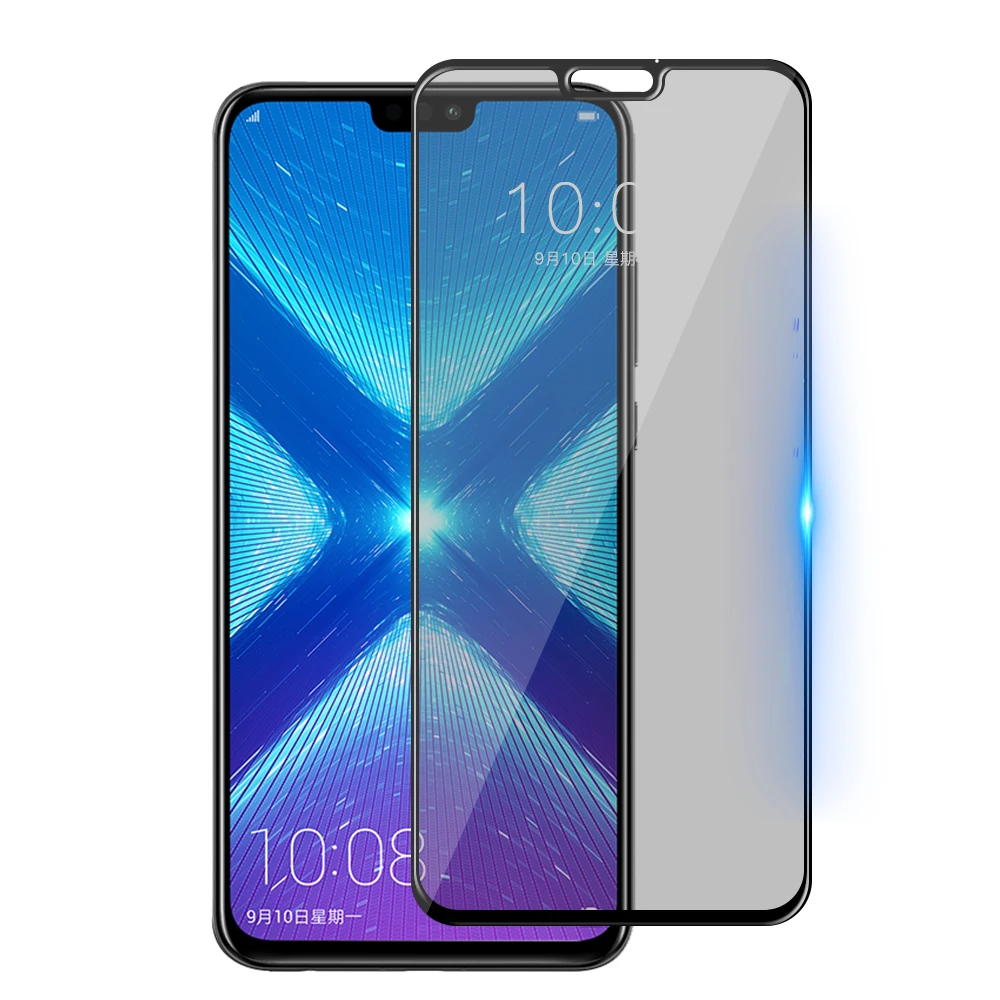 Антишпионское закаленное стекло для huawei Honor 8X10 View 20 V20 Y9 Nova 4e 4 3e антибликовое Защитное стекло для экрана
