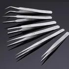 Прецизионный Пинцет Vetus, изогнутый прямой наконечник из нержавеющей стали, щипцы на мобильный телефон, электронные ручные инструменты для ремонта DIY 6 шт.лот