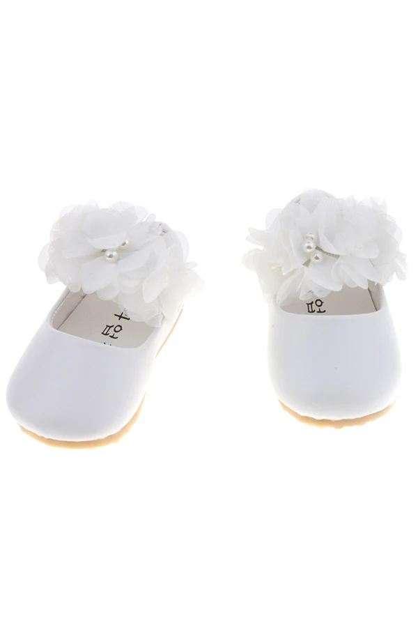 

1Pair Lovely Floral Baby Newborn Toddler Girl Crib Shoes Pram Soft Sole Prewalker Anti-slip Baby Shoes 2 Colors