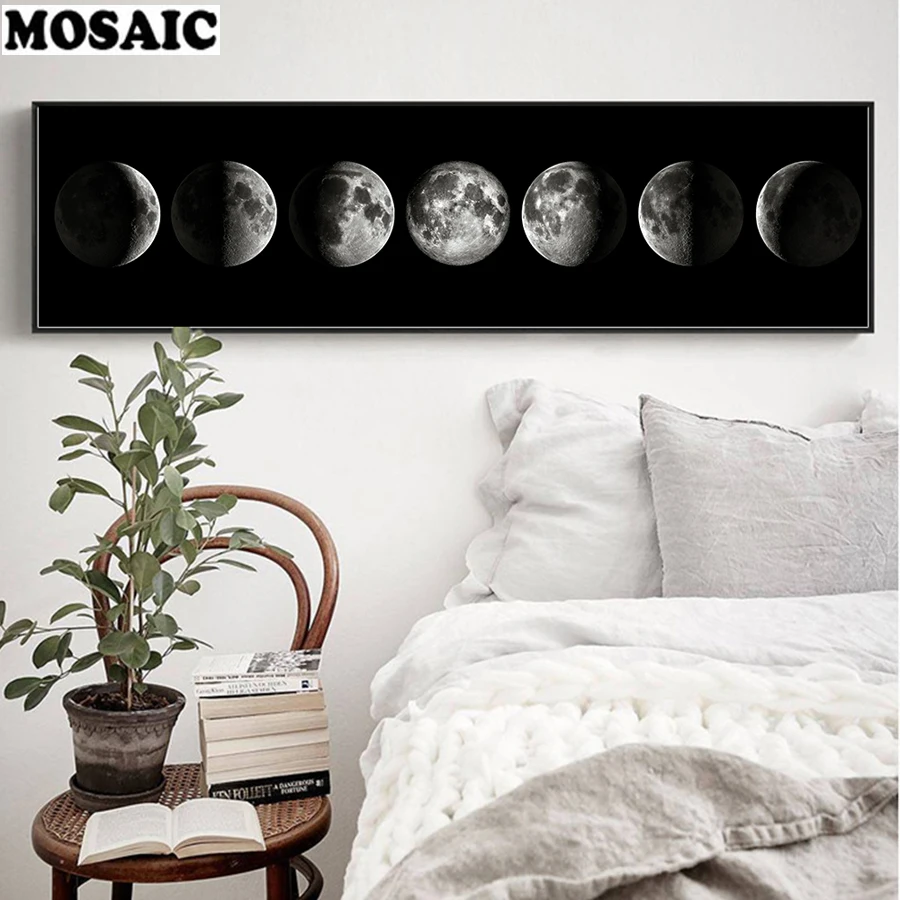 5D алмазная живопись наборы для вышивки крестиком вышивка своими руками фаза Луны