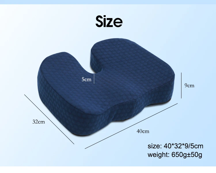 Пены памяти бедра ортопедические кресла coussin эргономичный геморроя Подушки пуф боли радикулит для офиса almofadas
