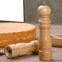 high quality wooden oak salt and pepper grinder spice corn mill pepper mill grinder muller kitchen cooking tools