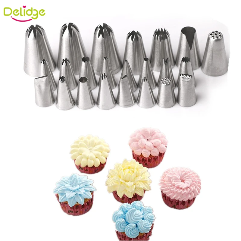 1 шт. насадки для украшения капкейка из нержавеющей стали|nozzle decorate|cake nozzlepiping nozzles |