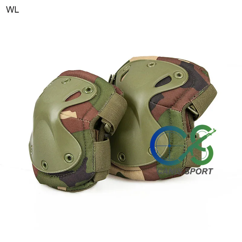 Military Tactical X Shape Knee &amp Elbow Protective Pads Set for Outdoor Sport Hunting gs10-0008A | Спорт и развлечения