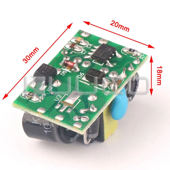 5 PCS Isolated Step Down Voltage Regulator AC 110V/220V 90~240V to DC 5V 500mA 2.5W Switch Power Supply LED Drive #090861 | Обустройство