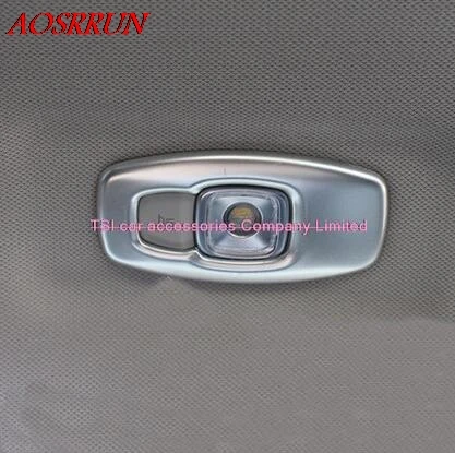 

3PCS/1LOT car-styling ABS Interior Front + Rear reading Light Cover Trim for LHD RENAULT KADJAR 2015 2016 car accessories