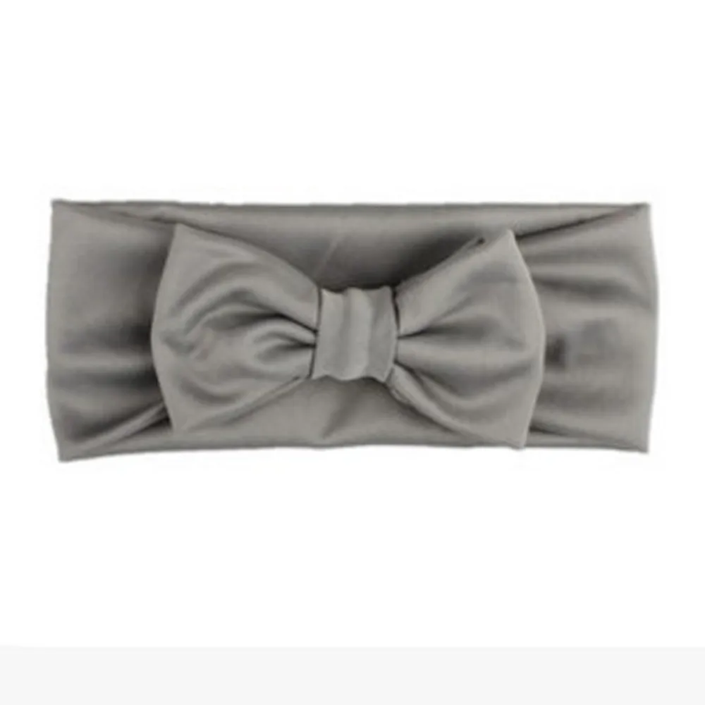 Elastic cottonBaby Kids Girls Rabbit Bow Ear Hairband Headband Turbanhigh quality Beautiful Knot Head Wraps | Детская одежда и
