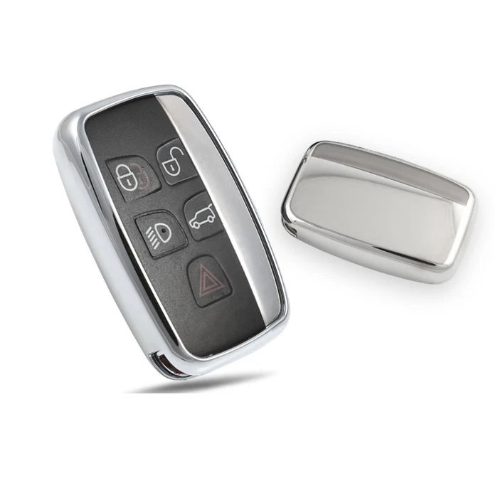 silver 4 Lsrtw2017 мягкий чехол для ключей автомобиля из ТПУ для land rover discovery 5 discovery sport XF F-pace - Название цвета: silver 4