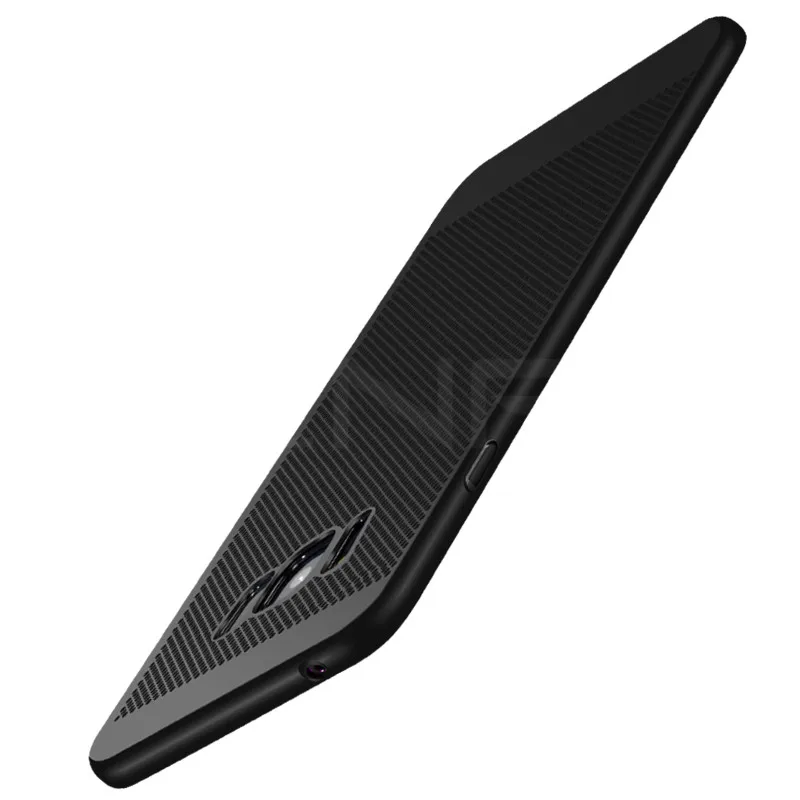 Black ZNP ультра тонкий чехол для телефона samsung Galaxy S9 S8 S7 Edge полые чехлы с рассеиванием тепла Жесткий ПК для samsung S9 Plus задняя крышка - Цвет: Black