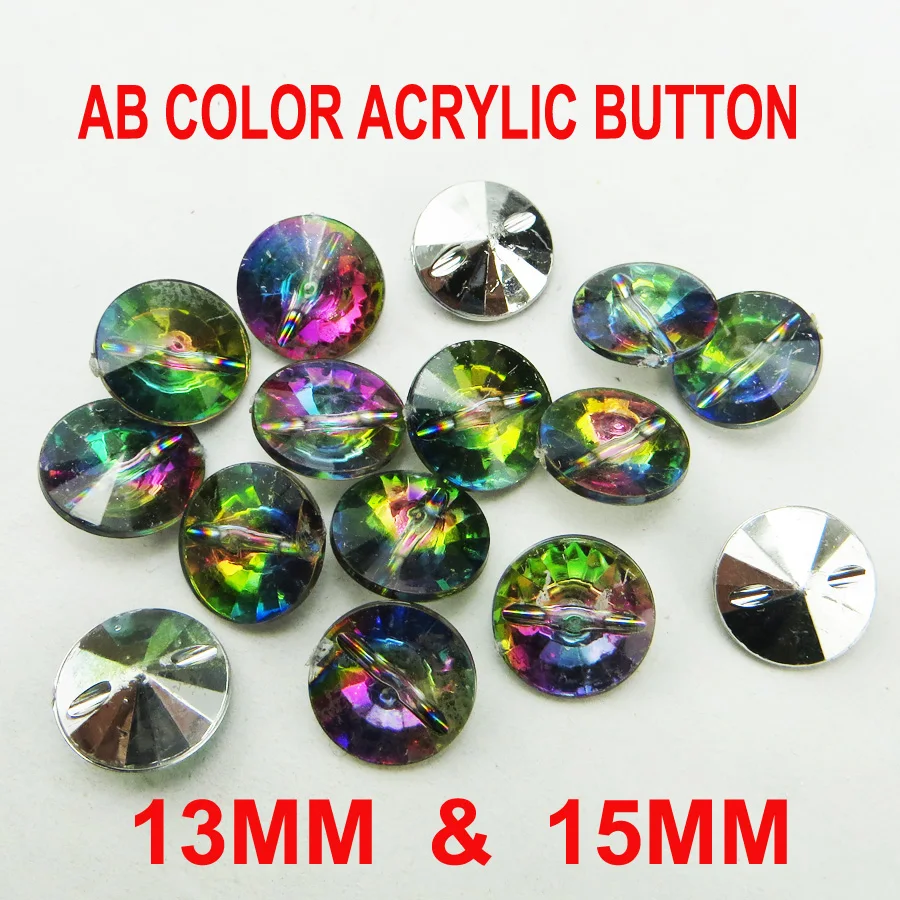 Круглые акриловые пуговицы 15 мм 13 мм|acrylic button|buttons scrapbookingbuttons sewing |