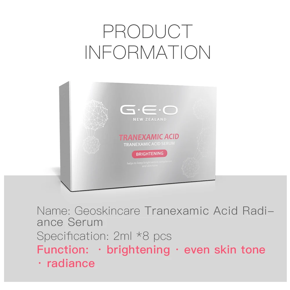 Geoskincare отбеливание транексамовой кислотой сыворотки для лица|Сыворотка| |