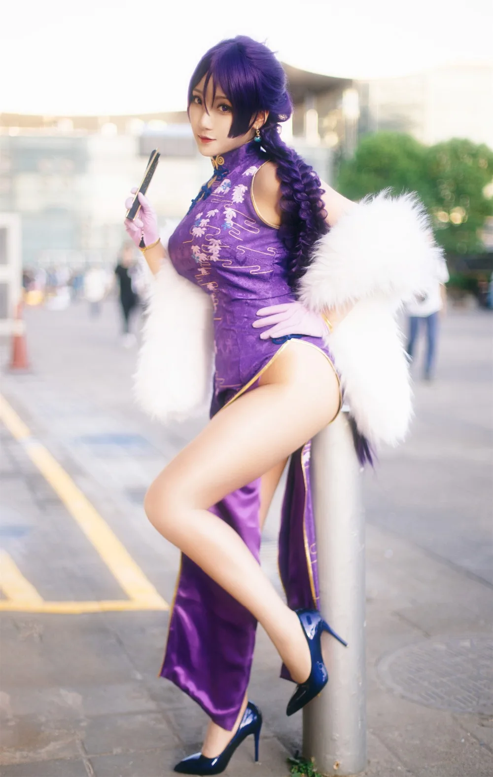 Индивидуальный размер; Fate/Grand Order Minamoto no Raikou/Nakahara Tomoe; карнавальный костюм; платье для путешествий на третий юбилей; cheongsam; униформа