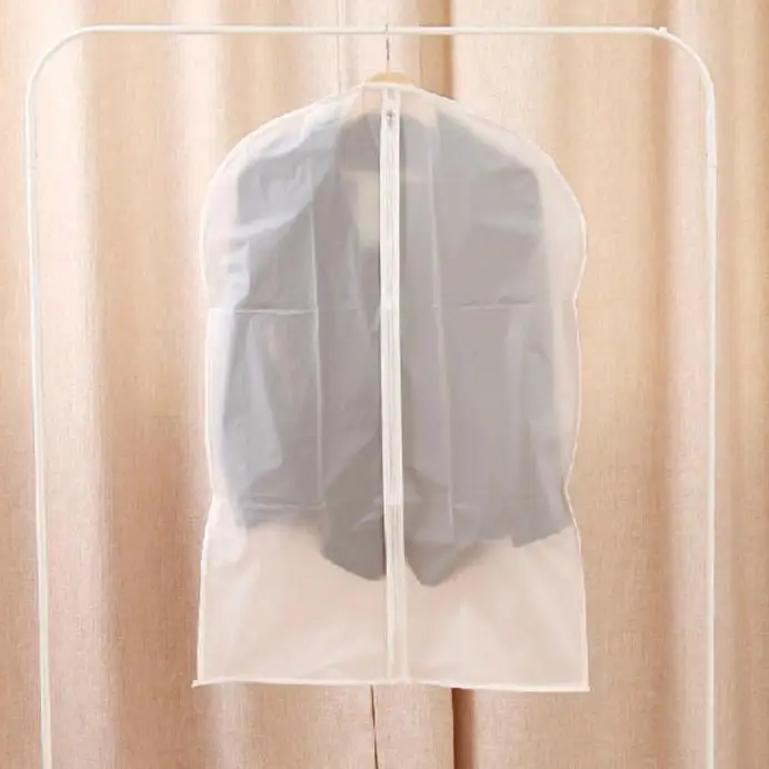 Плотный однотонный пылезащитный чехол для одежды из ЭВА водонепроницаемый