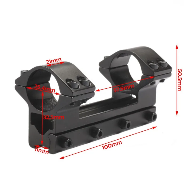 Охота 25 4 мм Двойной Объем кольца высшего крепление для кольцо ласточкин хвост 11