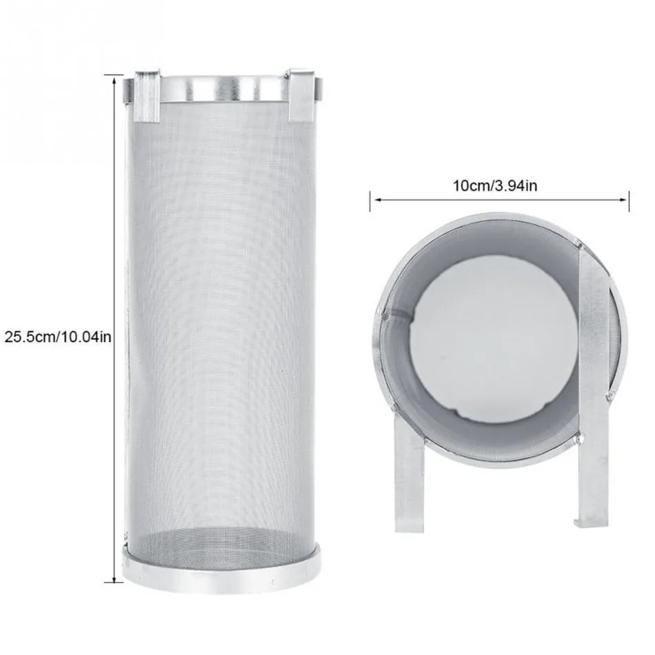 

VOGVIGO 300 Micron Homebrew Beer Hop Spider Mesh Filter Strainer Stainless Steel Shell With Hook Reusable Brewing Bar Accessoriy