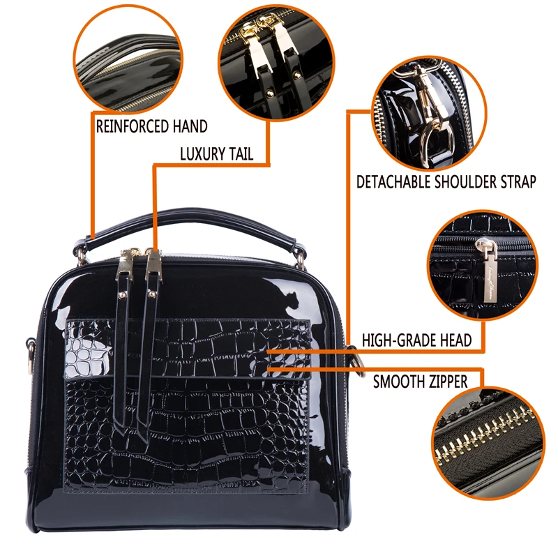 Женские сумки 2020 дизайнерские роскошные через плечо из крокодиловой кожи