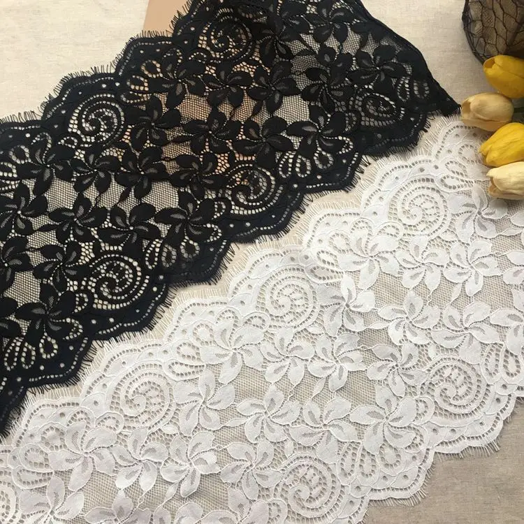 Элегантный шнур LASUI шириной 26 см французское нейлоновое кружево с ресничками