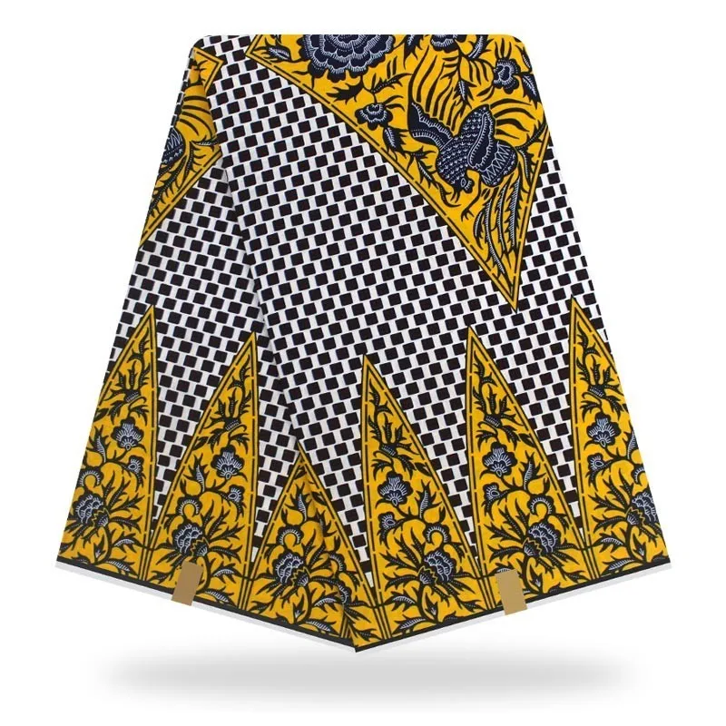 

New Arrival 100% Cotton Wax Veritable African Tissus Real Pagne Wax Veritable Wax Veritable For Dress Hot Print Wax Guaranteed
