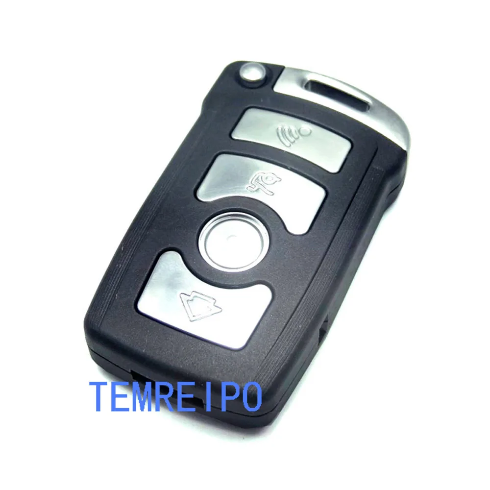 

4 Buttons Folding Car Remote Fob Flip Shell Key Case Cover for BMW 7 Series 4 Series key shell