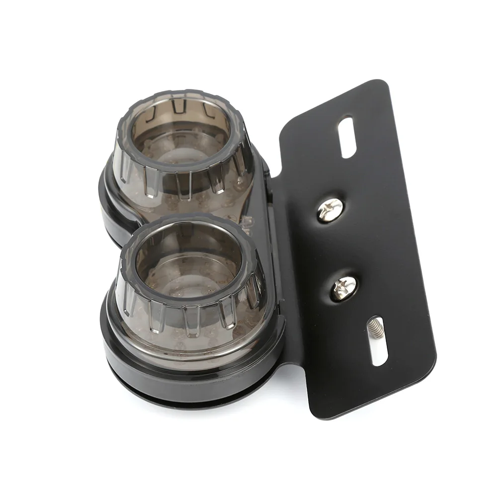 поворотники на мотоцикл Мотоцикл поворота тормоз светодиодные Номерной знак