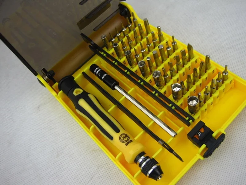 JA6089 45 в 1 Precision eletrica hardware Magnetic MultiTool отвертка ремонтный набор инструментов для apple