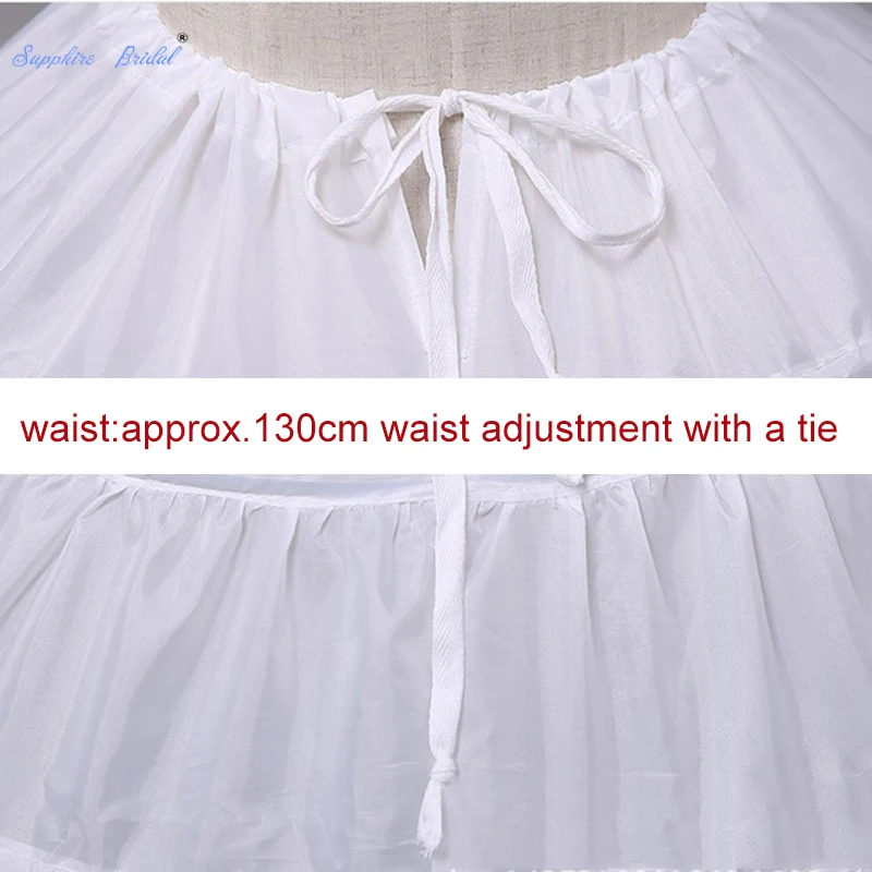 Сапфировое свадебное размера плюс бальное платье подъюбник белый/черный с