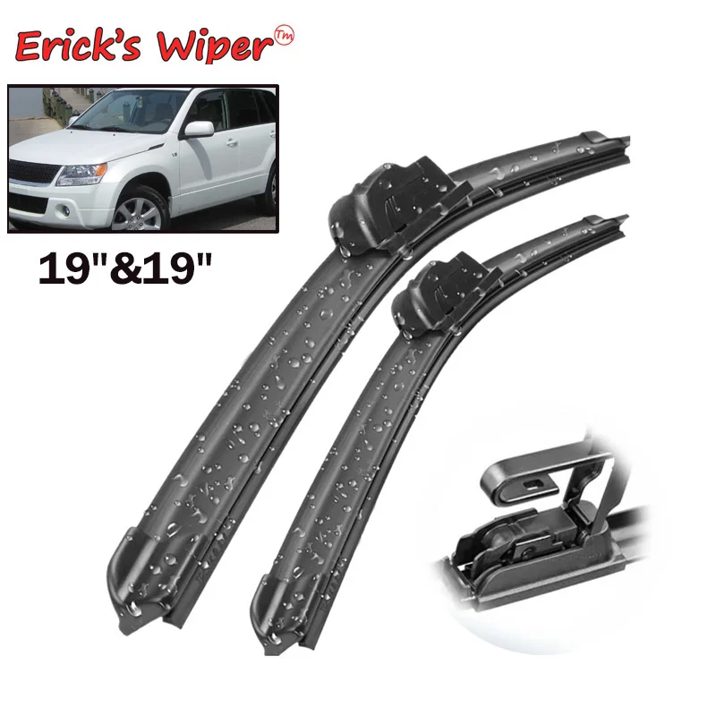 Erick's Wiper LHD Front Wiper Blades For Suzuki Grand Vitara 1998 - 2015 Windshield Windscreen Window Rain Brushes 19"+19"