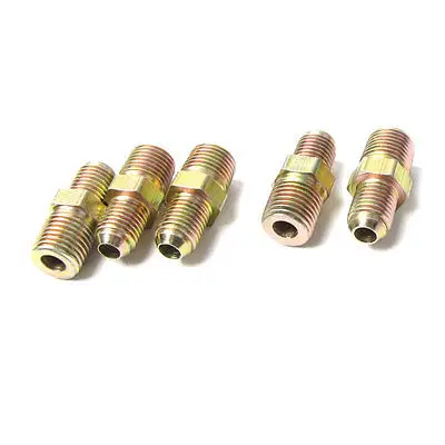 5 шт. 25/64 &quotдо 1/4&quot PT резьбовые фитинги шестигранные ниппели
