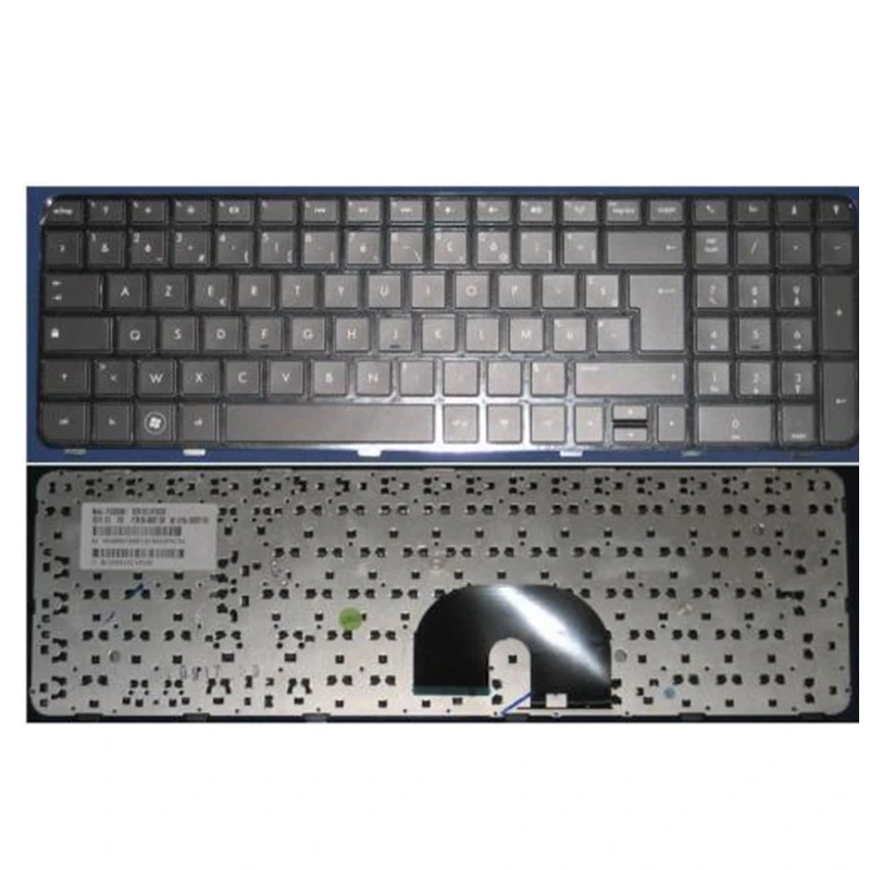 YALUZU Azerty Клавиатура FR для HP Pavilion DV6-6000 DV6-6100 V122630AK1 X1 90.4RH07.S0F 665937-051 черный | Компьютеры