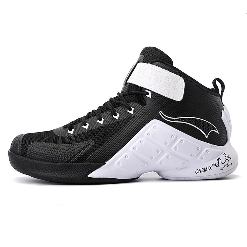 ONEMIX Newest Men Basketball Shoes Male Ankle Boots Anti-slip outdoor Sport Sneakers Plus Size EU 39-46 Free Shipping