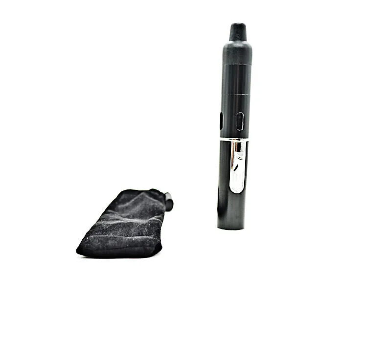 black Дешевые электронные сигареты click N vape sneak vape Портативный травяной испаритель со встроенным ветронепроницаемым фонарь danni зажигалка - Цвет: black