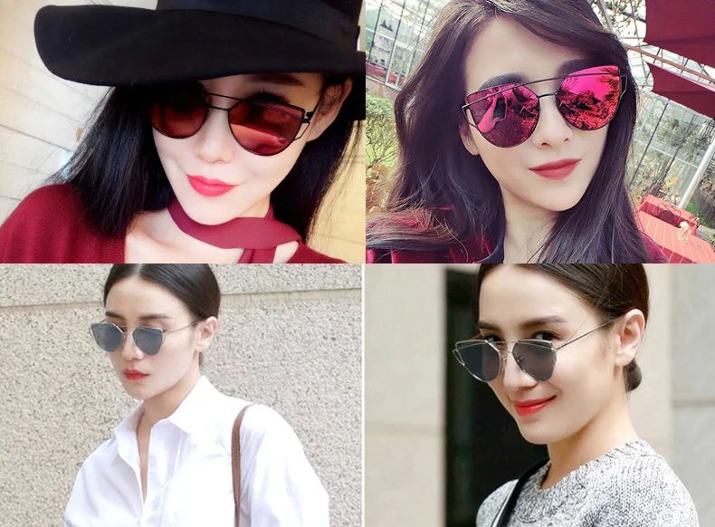 Модные женские солнцезащитные очки в западном стиле популярные дизайнерские