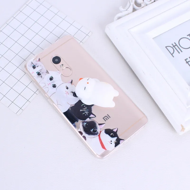 Silicon for huawei p10 lite case 5.2 inch Fashion Squishy Soft Cat Bear p8 2017 Y5ii Y6 II Compact mini |